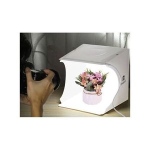 Mini Pliant Studio Portable Photographie Studio USB De Bureau à LED - Blanc