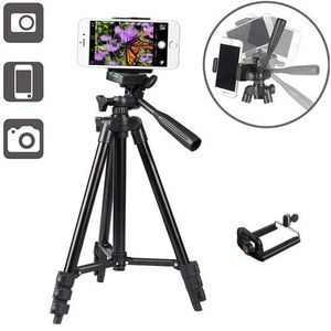 Support De Trépied Léger Pour Caméra Avec Sac-14-40 Pouces - Noir