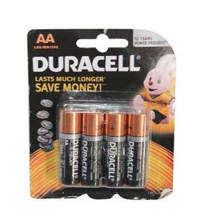 Duracell Lot De 4 Piles Alcalines Duralock Non Rechargeable  - Noir/Or