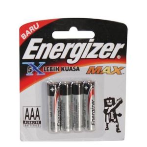 Energizer Lot De 4 Petites Piles Alcalines Energizer Max - Argenté/Noir