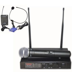 Shure Micro Baladeur A Haute Portée 300 M UHF Professionnel + Casque - SM-1000 - Noir