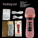 WS-898 Bluetooth Micro Main Sans Fil Karaoké Double Haut-Parleur Micro À Condensateur Joueur Chanter Pour IOS Android Smart TV