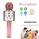 Microphone Bluetooth Pour Karaoké - Rose / Or (emballage Endommagé)