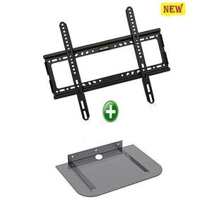 Support Mural - Compatible - Smart TV - 26-63 Pouces - Toute Serie - Noir
