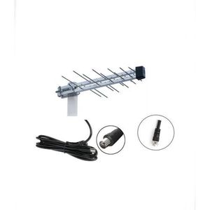 Mini Antenne Extérieure -TNT -Argent