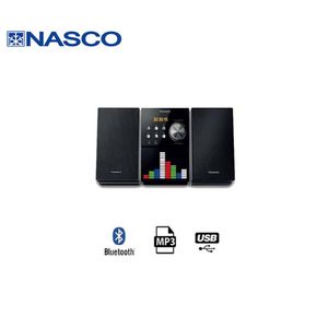 Nasco Chaîne Hi-Fi - 20 W - HIFI_SN-S658 - Usb - MP3 - Radio Fm - Carte Mémoire - Noir
