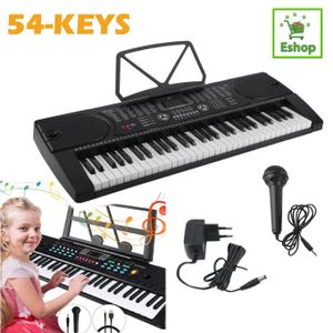 Clavier Piano électronique Avec Microphone SD 611 - 54 Touches - Multicolore