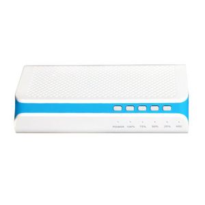 Nasco Enceinte Bluetooth HIFI_B02 - 3W - SD Card - USB - 4000mAh - Blanc/Bleu