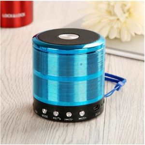 WS 887 Portable Bluetooth Mini Speaker HT - Bleue 