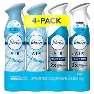 Febreze 4 Assainisseur D’air Et D’odeurs Febreze