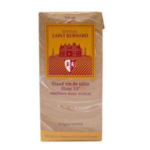 Saint Bernard Vin Château Saint Bernard Blanc Tetra 500 Ml 5%