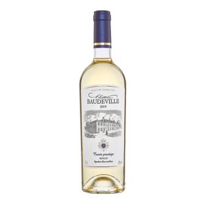 La Cave des Rois CHATEAU BAUDEVILLE Vin Blanc Moelleux 12% Alc. - Sélection Grands Vins - Cuvée Prestige