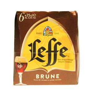 A.Leffe Bière ,Abbay,Lef,Brun - 25Cl - 6 Pcs