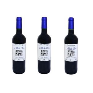 Cabernet Sauvignon Lot De 3 Bouteilles De Vin Rouge Huit Clos - Cabernet Sauvignon - France - 75Cl - 13%Vol