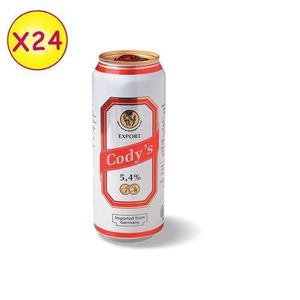 Cody Lot De 24 Canettes De Bière Cody's 5,4% - 50Cl