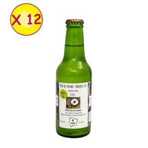 Lot De 12 Bouteilles De Vin De Palme 25cl- Vert