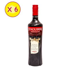 Lot De 6 Vins Yzaguirre Vertmouth 15% 1L - Rouge