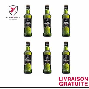 Clan Campbell Lot De 6 Whisky - 35 Cl - 40° Alc