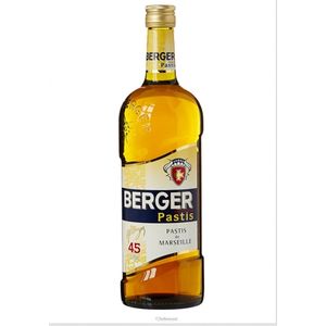 Berger Liqueur Berger Pastis De Marseille 45% - Jaune - 100 Cl