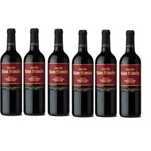 Castillo San Sim¢n Lot De 6 Bouteilles Vin Rouge  - 75Cl