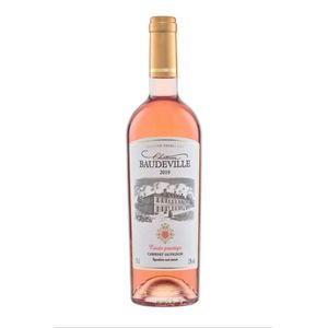 La Cave des Rois CHATEAU BAUDEVILLE Vin Rosé Sunset 12,5% Alc. - Cabernet Sauvignon (75%) &amp; Merlot (25%)