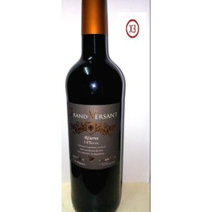 Grand Versant Lot De 3 Vin Rouge Grand Versant - France -  75Cl - 12% Vol.