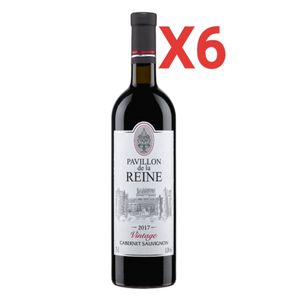 La Cave des Rois PAVILLON DE LA REINE Vin Rouge 13,5% Alc. - Cabernet Sauvignon - 75cl (1 CARTON DE 6 BOUTEILLES)