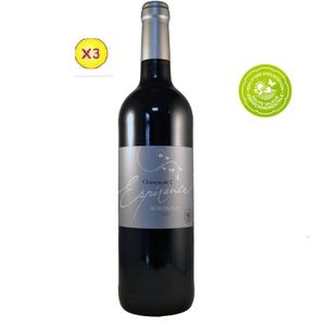 Bordeaux 3 Vins Rouges Bordeaux Château De L'Espérance - 75 Cl - 13% Vol - France