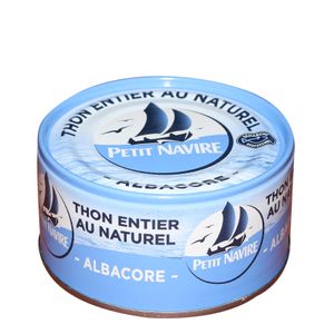 Petit Navire THON ENTIER NATUREL 140G