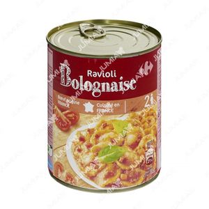 Carrefour Plat Cuisiné Ravioli Bolognaise 