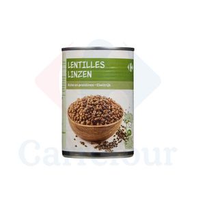Carrefour Lentilles - A Consommer Chaud Ou Froid - 400g