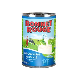 Bonnet Rouge Bonnet Rouge Concentre Non Sucre - Boîte 400G - 8% Matière Grasse Végétale - Bleu