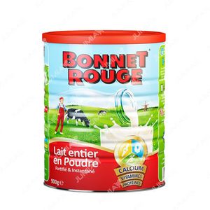 Bonnet Rouge Lait Entier En Poudre Instantané 28% Matière Grasse Animale - 900g - Rouge