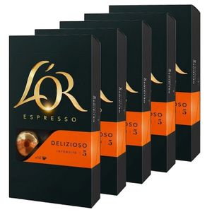 Nespresso ® L’OR CAPSULES DELIZIOSO INTENSITÉ 05 (PACK 5x10 CAPSULES 50)