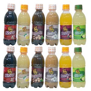 Pack De 12 Jus Naturel - Paly - Pur Délice Mélange (Bissap; Citron, Tamarin, Baobab, Gimgembre; Passion)