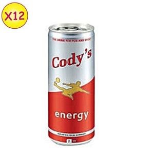 Cody'S Lot De 12 Canettes Cody's Energy - 230 ML - Multicolore
