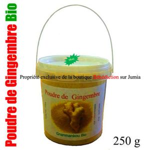 Bio Poudre De Gingembre 100% Naturel - 250g