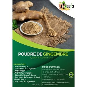 Gm KOSSIA POUDRE DE GINGEMBRE 50g