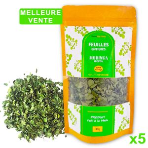 Gm Moringa Feuilles Entières 30g X 5 - Bio