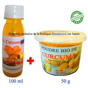 Pack Curcuma: Huile 100 Ml + Poudre 50 G