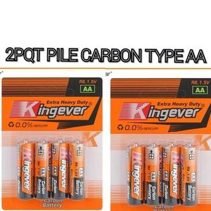kingever Lot De 8 Piles(moyen Taille )-Orange
