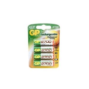 Gp Pack De 4 Piles Rechargeables AA - 2700 MAh