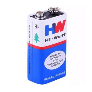 Lot De 10 Batteries 9v Pour Microphone Baladeur – Multicolore