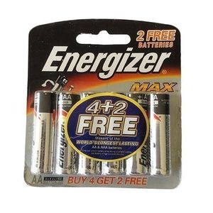 Novatek Piles Energizer - Pack De 4 + 2 Offerts