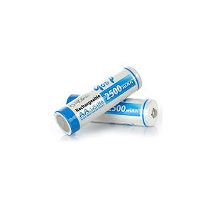 2XPiles GOOP2500mAh  AA Rechargeables - Multicolore