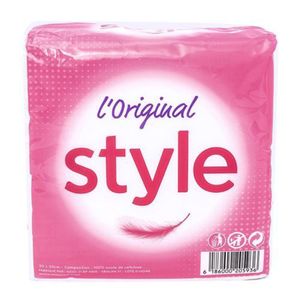 Style Pack De Serviettes De Table l'Original - 100 Pcs - 1 Epaisseur