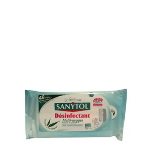 Sanytol Lingettes Multi-Usage Desinfectant  - X48