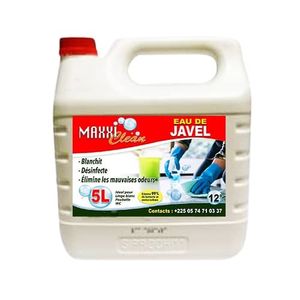 Eau De Javel - 12°- Blanc- 5L