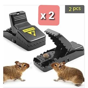 Lot De 2 PUISSANTS Pièges à Souris Capture Originals
