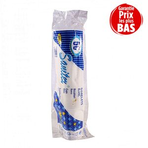 Sanitex Gobelet Jetables - Plastique - 50 Pcs - Transparent